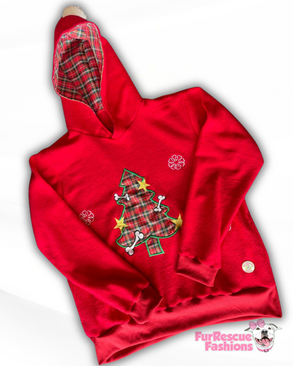 Paw-liday Tree Human Hoodie