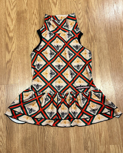 Poochi UV50 Dog Dress With Ruffle