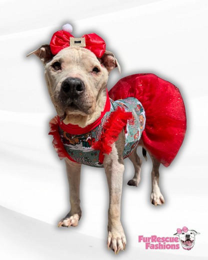 2025 Get Merry Dog Tutu Dress (Available in any pattern from this preorder)
