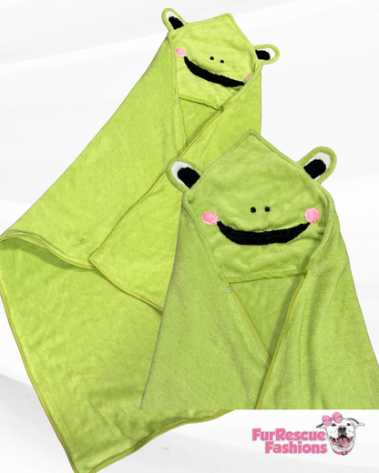 Froggy Snuggle Towel & Blanket
