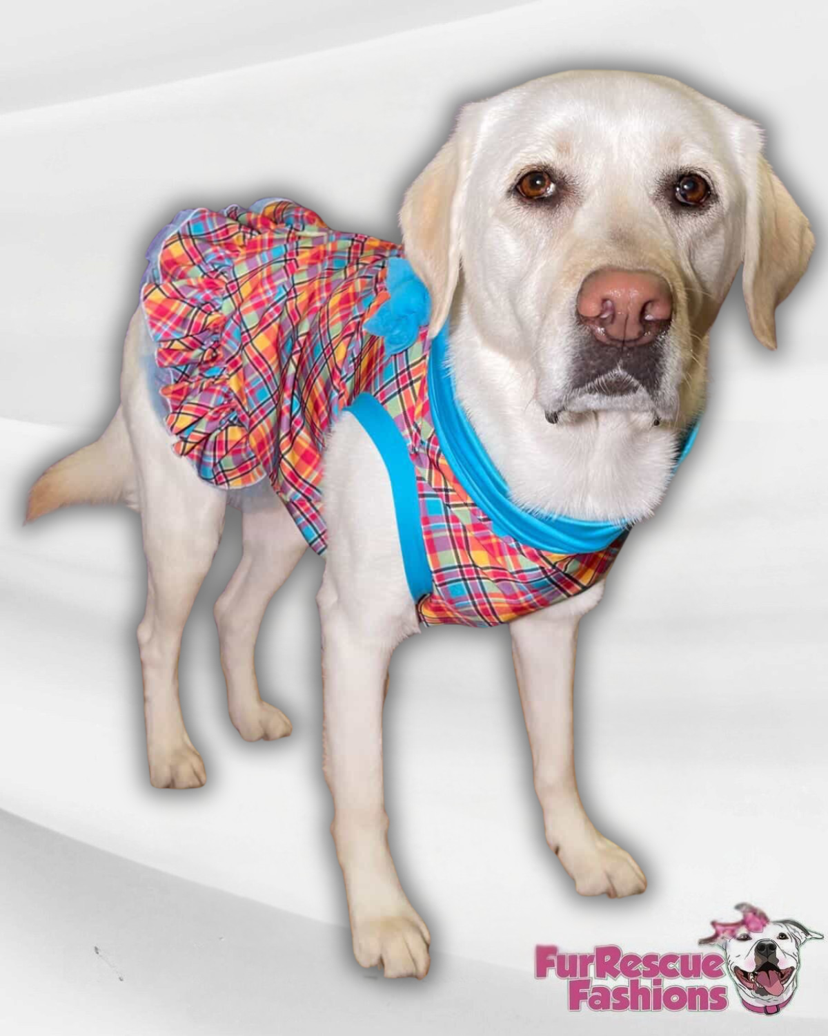 Easter Plaid Fancy Ruffle Dress