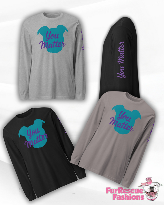 You Matter Unisex Long Sleeve Jersey