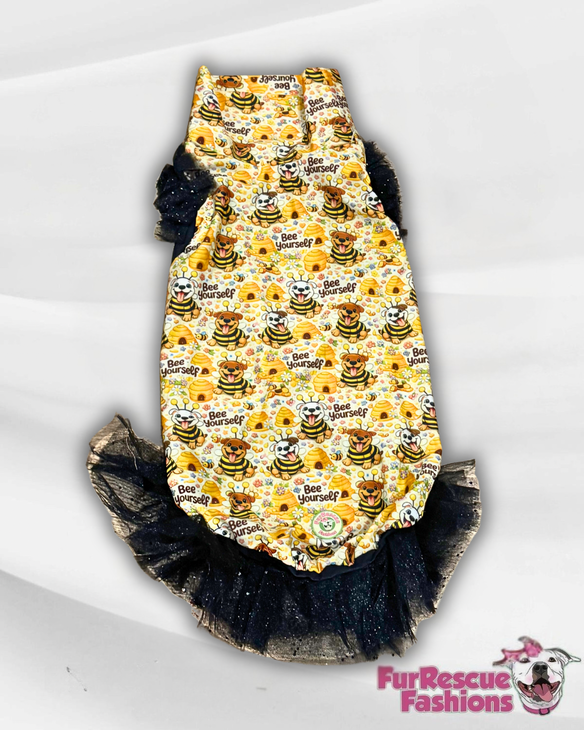2026 Spring Dog Shirt With Tulle Accent (Available in any pattern)