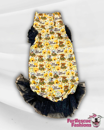2026 Spring Dog Shirt With Tulle Accent (Available in any pattern)