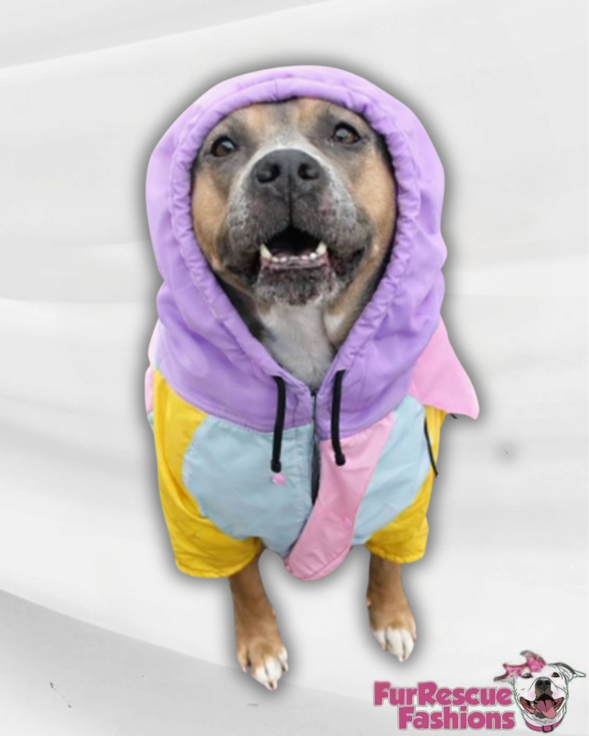 Pastel Multicolored Rain Jacket - Cape - Vest - Custom Option To Choose Your Colors