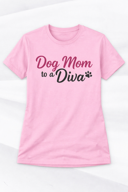 Dog Mom To A Diva Unisex T-Shirt