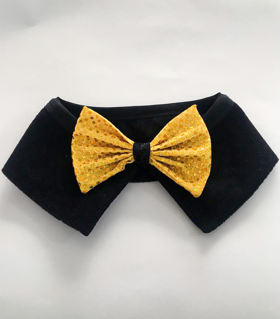 Happy New Year Bowtie Collar Neck Tie