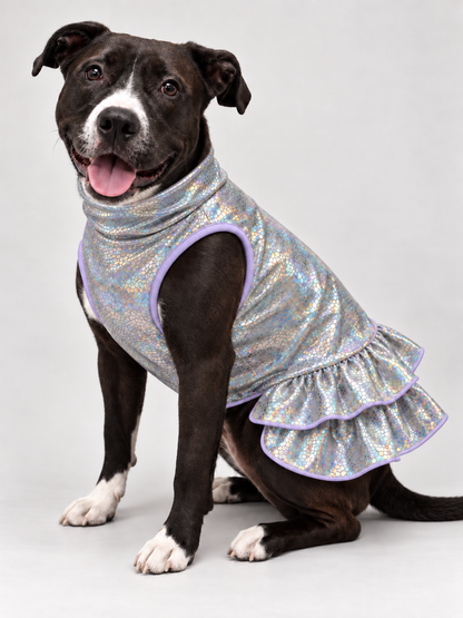 Moonbeam Magic Holographic Dog Shirt/Dress/4-Legged PAWjama (UV50 Fabric)