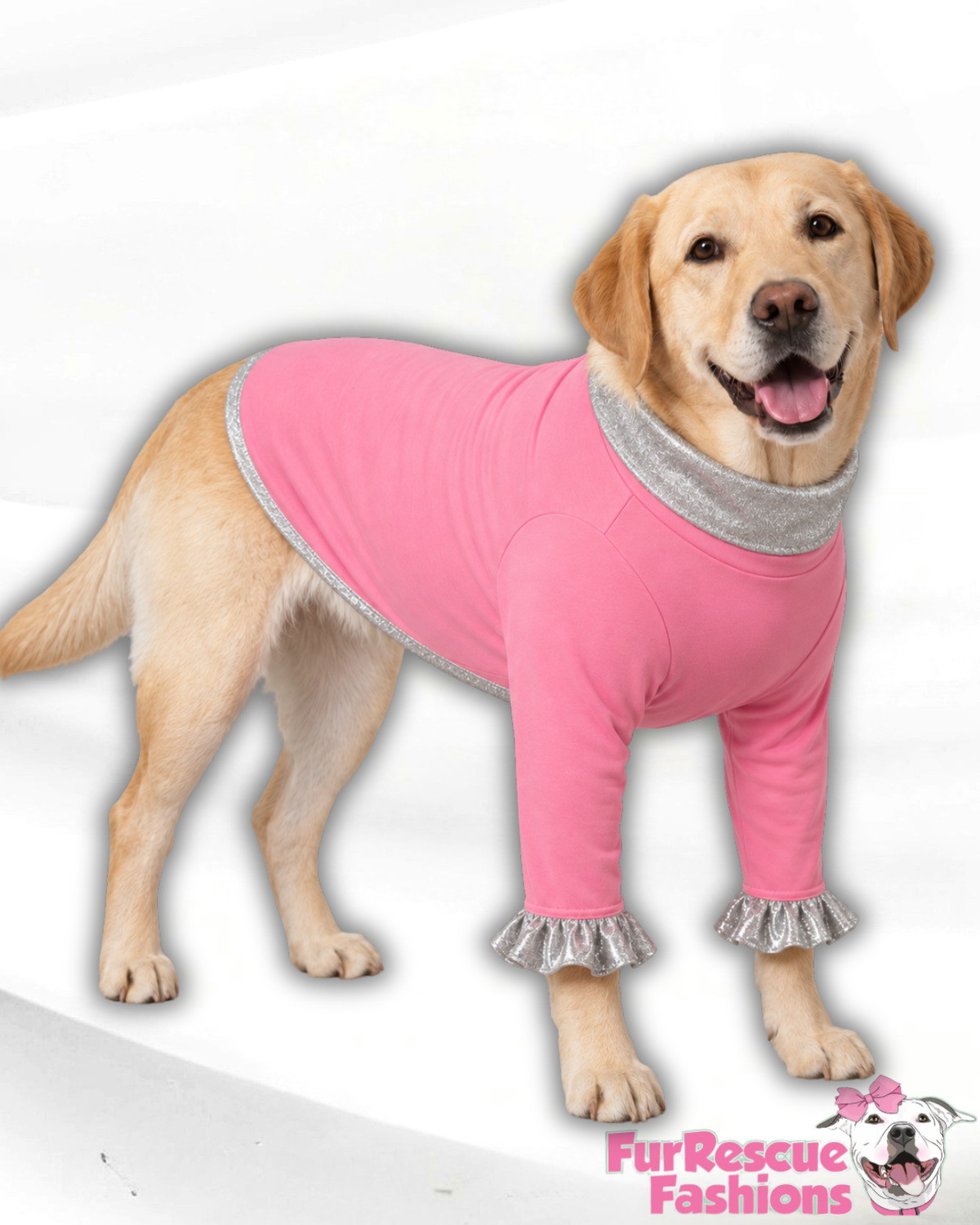 Everyday Solids Dog Shirt With Ruffles