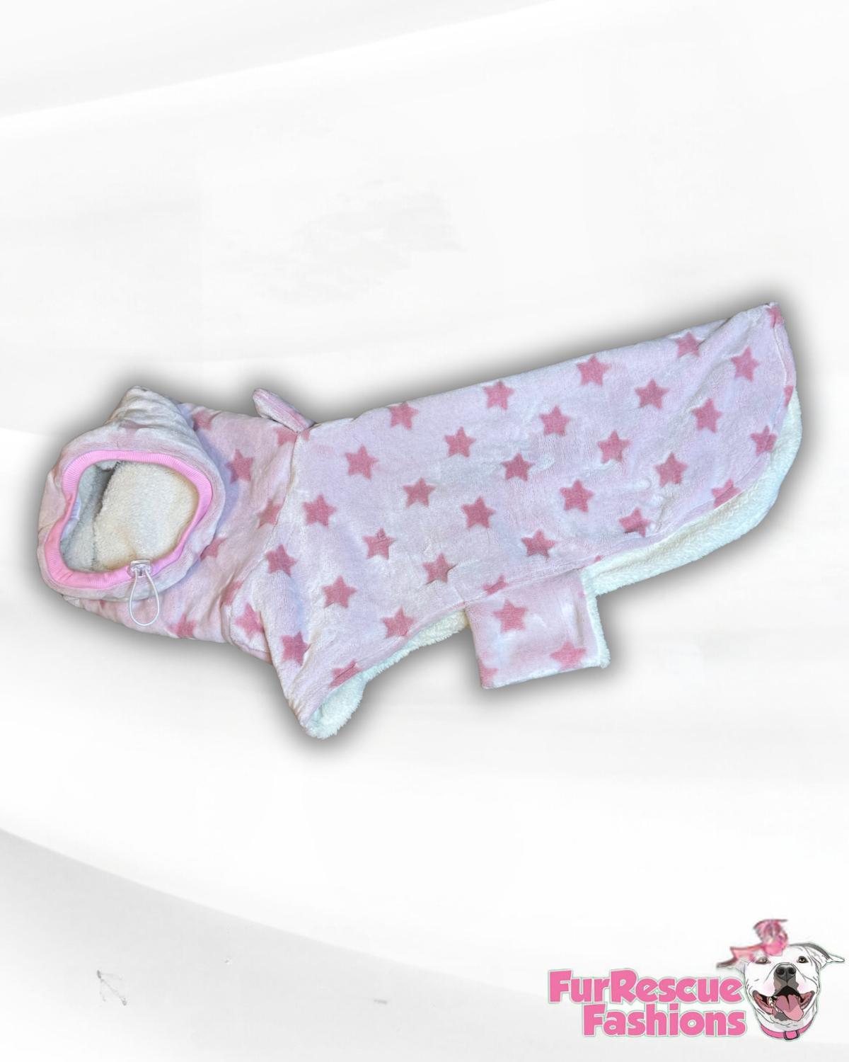 Velvet Stars Luxury Fleece Winter Cape With Snood & Sherpa Lining (Pink & Silver Options)