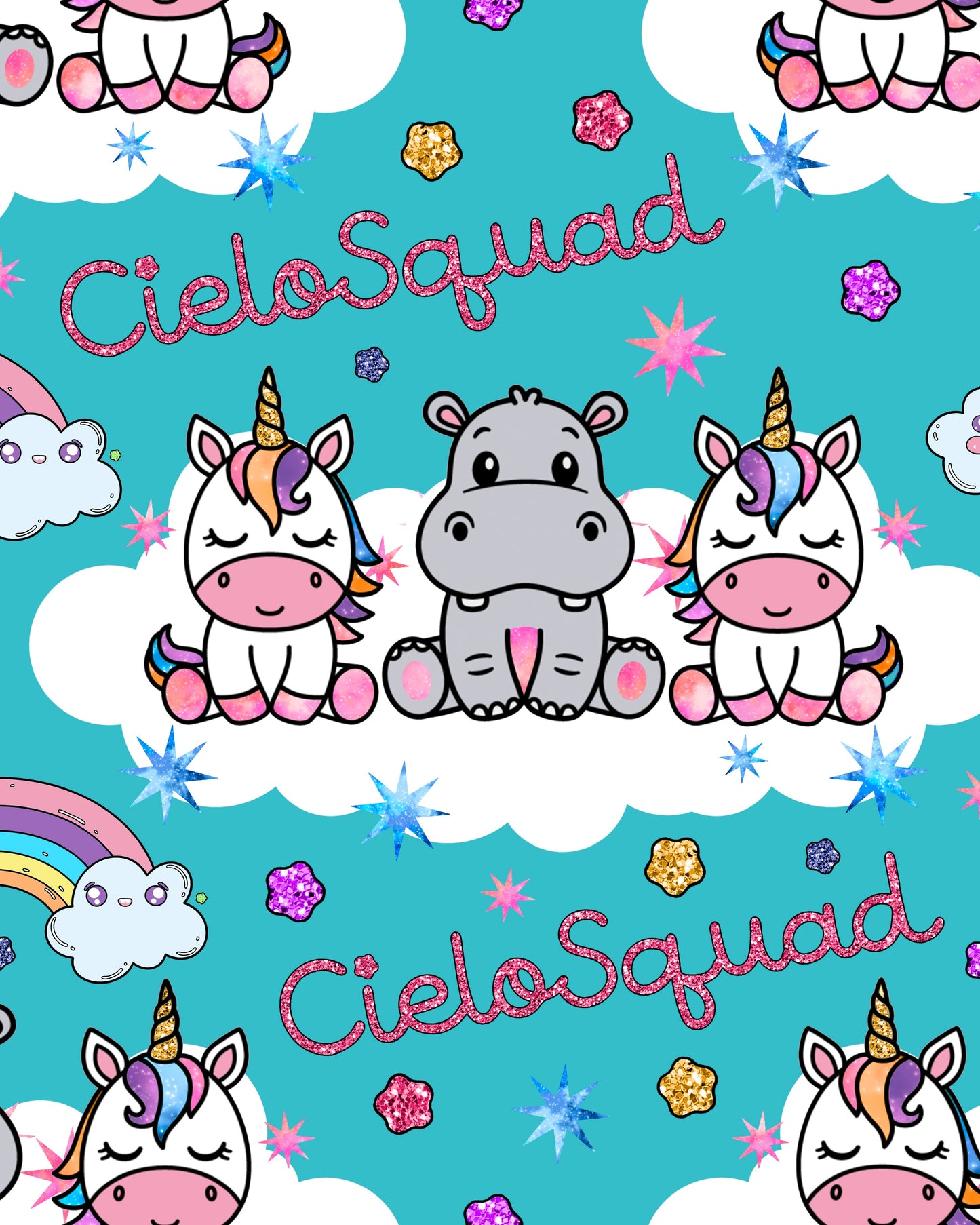 Cielo's Squad - Dog Pajama with Lilac Neck & Trim/Sleeves