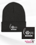 Love Rescued Me Embroidered Beanie