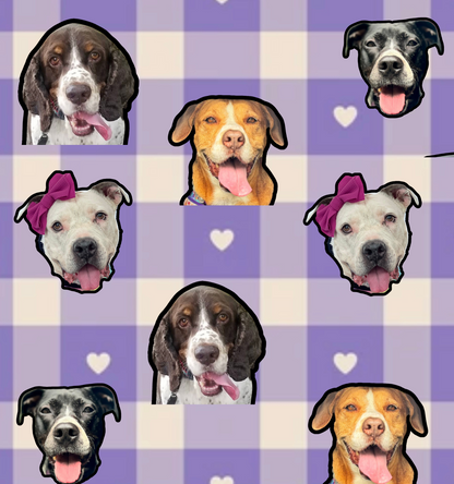 Valentines Personalized Seamless Pattern with the picture of your choice - 1 Time Fee