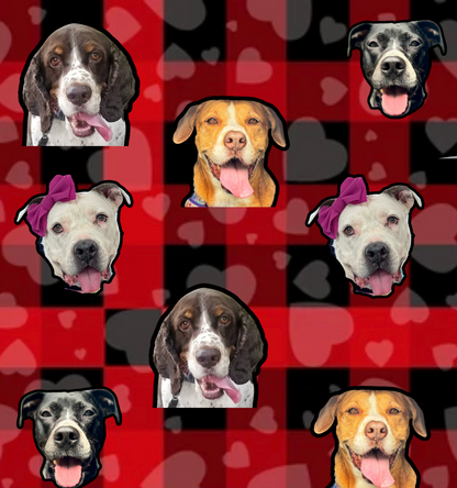 Valentines Personalized Seamless Pattern with the picture of your choice - 1 Time Fee