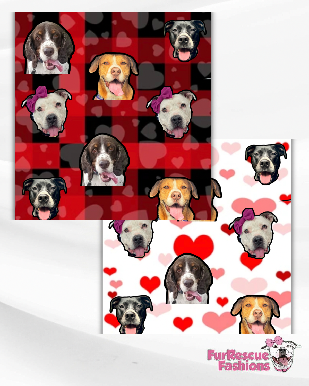 Valentines Personalized Seamless Pattern with the picture of your choice - 1 Time Fee