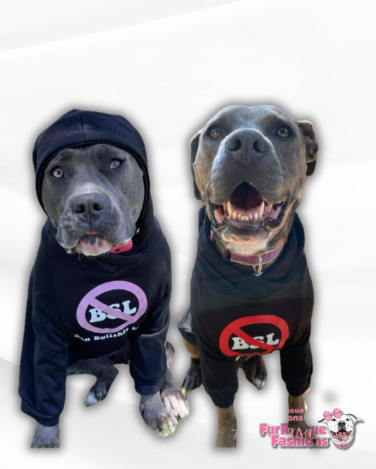 Spread Love Ban BSL Dog Hoodie