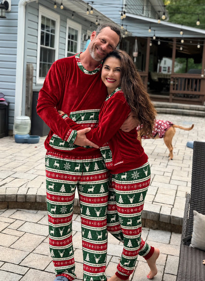 Ultra-Luxe Christmas - Human Pajamas Sets (Pants & Matching top) - Available in any pattern from the preorder