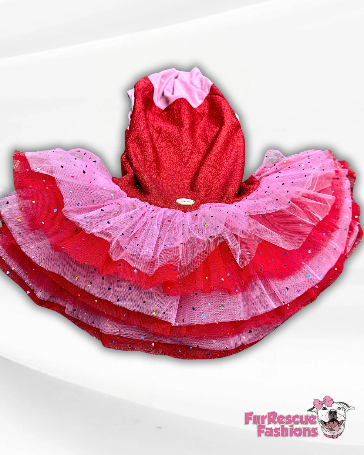 Valentine's Glam Dog Tutu Dress