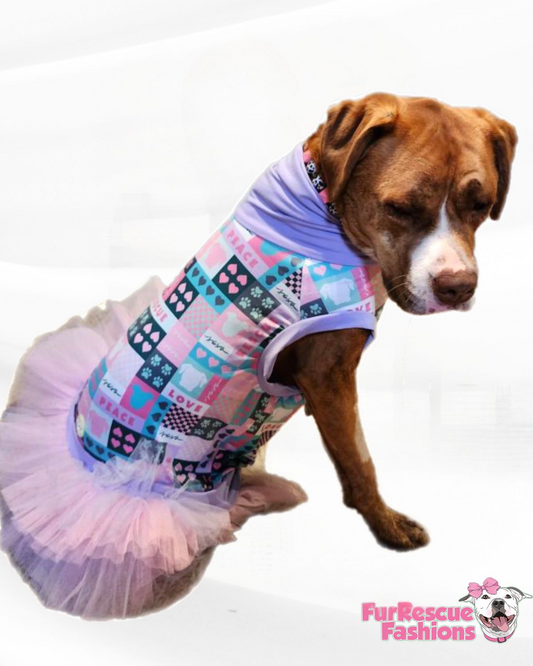7th Anniversary Tutu Dress (AVAILABLE IN ANY PATTERN FROM THE PREORDER)