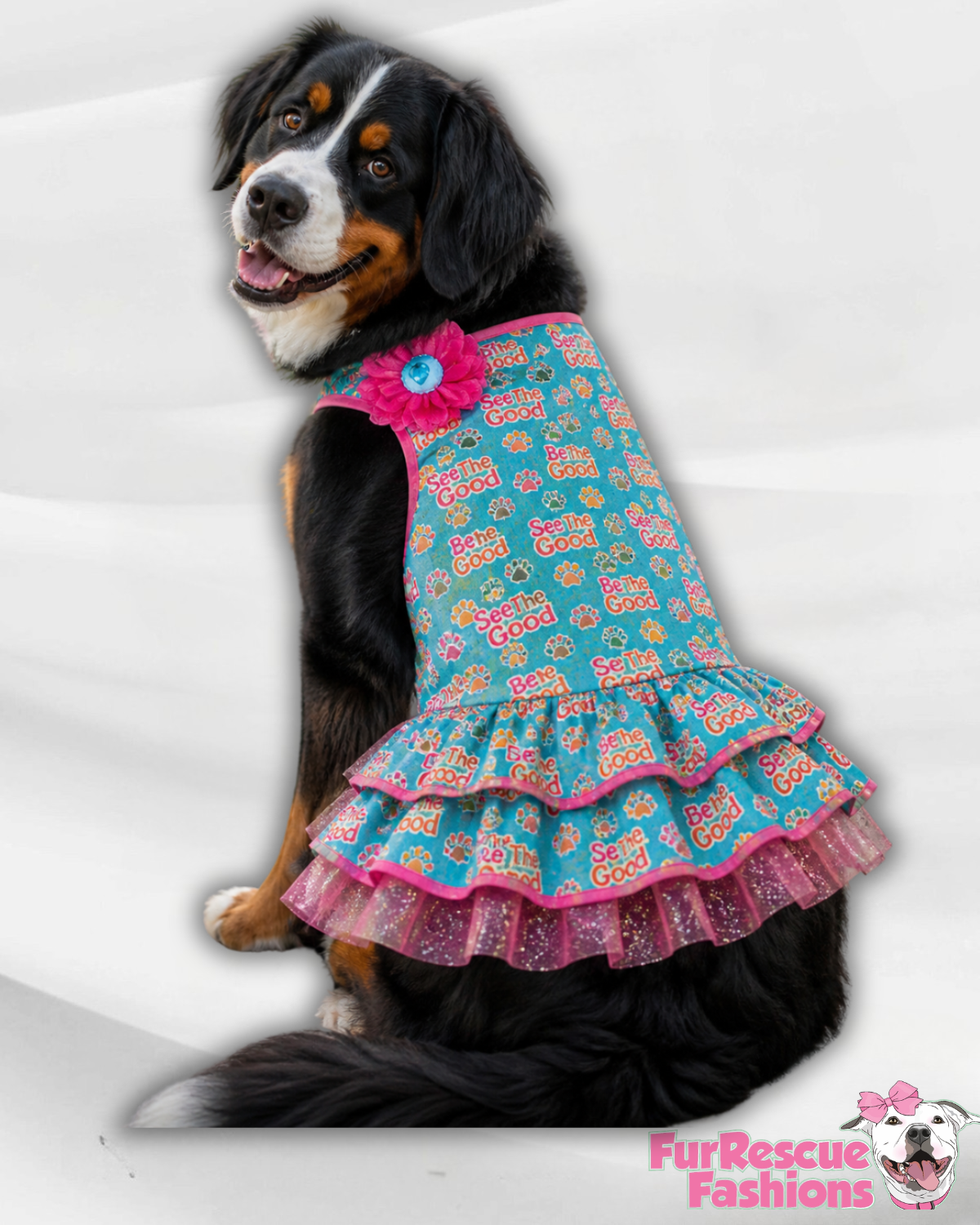 7th Anniversary Fancy Ruffle Dress