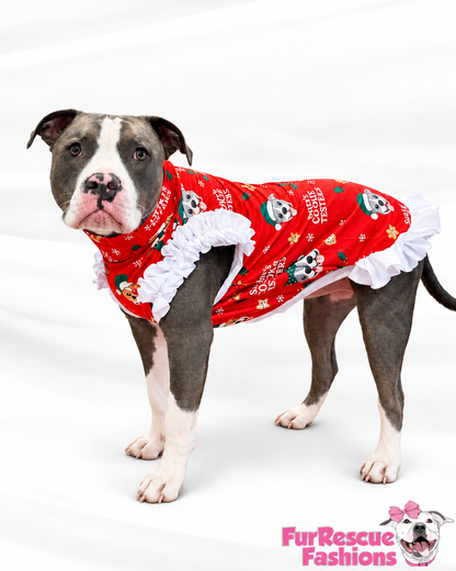 2026 Christmas Shirt With Ruffles On the Booty