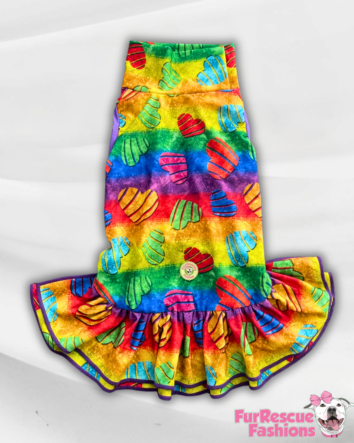 2026 Summer Dog Dress With Ruffle / With Sleeves or Sleeveless (Available in any pattern)
