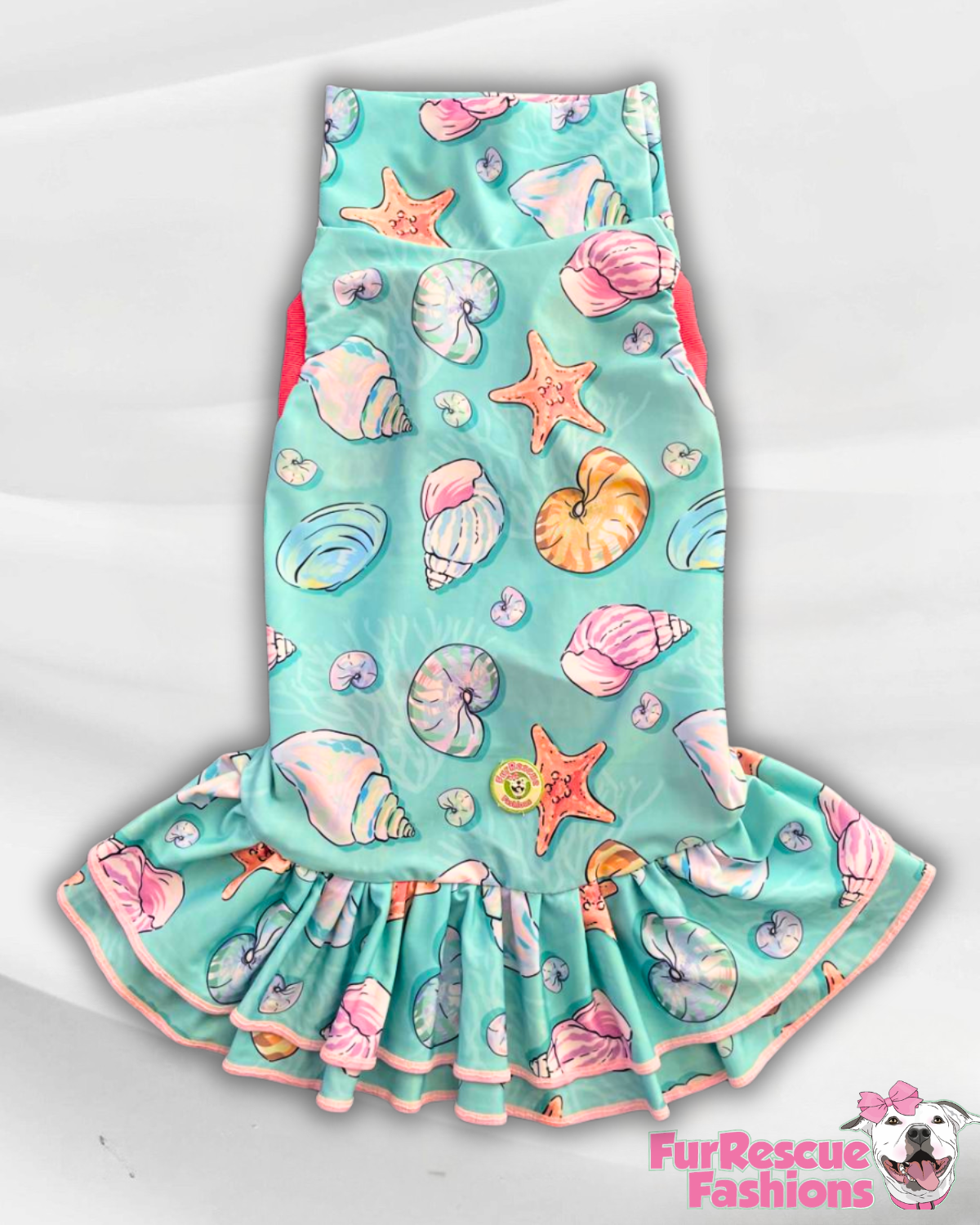 2026 Summer Dog Dress With Ruffle / With Sleeves or Sleeveless (Available in any pattern)
