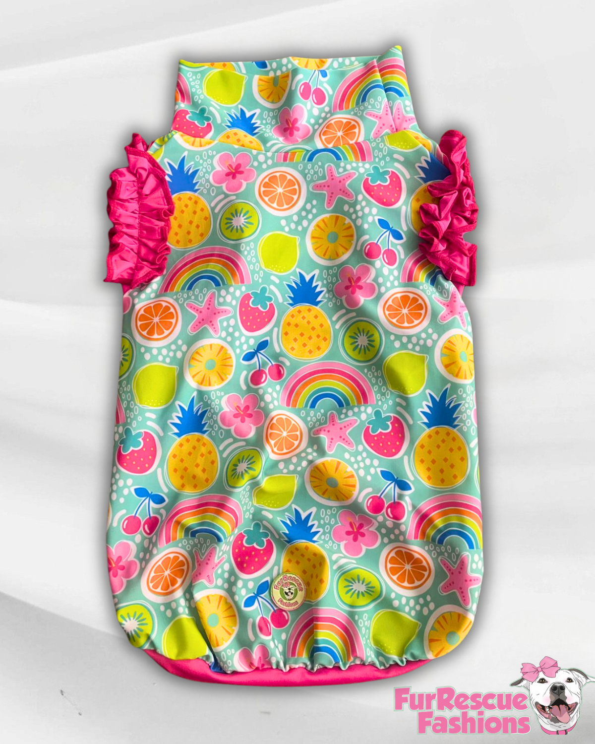 2026 Summer Dog Shirt With Ruffles (AVAILABLE IN ANY PRE-ORDER PATTERN)