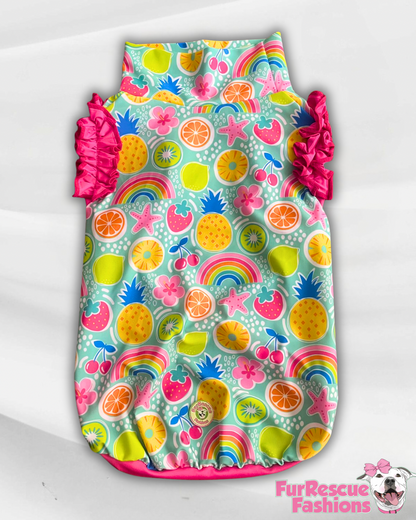 2026 Summer Dog Shirt With Ruffles (AVAILABLE IN ANY PRE-ORDER PATTERN)