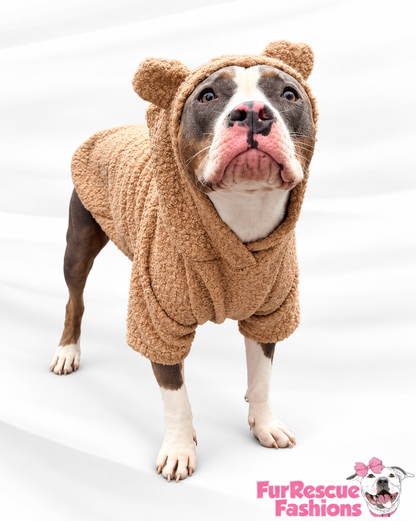 Cuddle Bear Sherpa Dog Hoodie