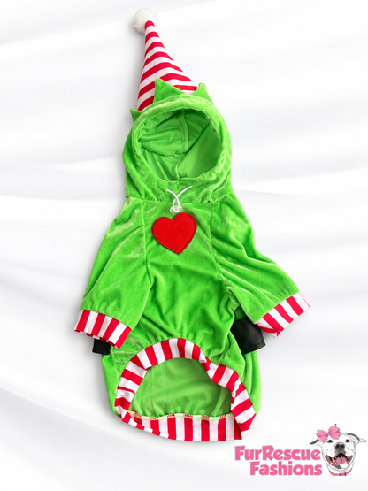 Merry Little Mischief Couture Christmas Dog Hoodie
