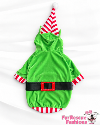 Merry Little Mischief Couture Christmas Dog Hoodie