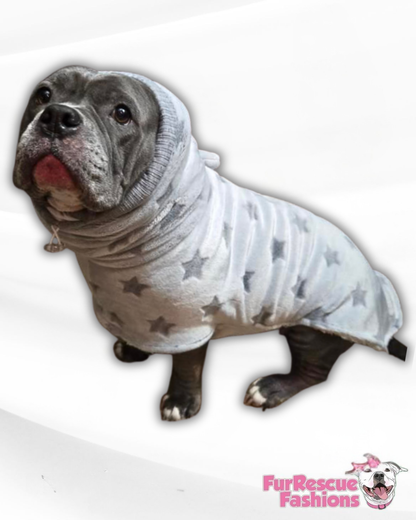 Velvet Stars Luxury Fleece Winter Cape With Snood & Sherpa Lining (Pink & Silver Options)