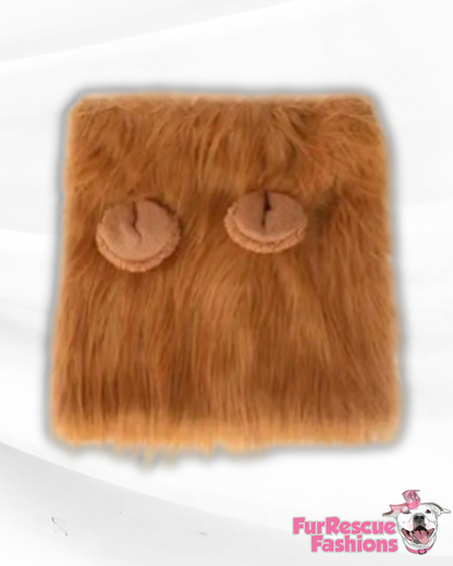 Lion Mane Dog Snood for Large Dogs