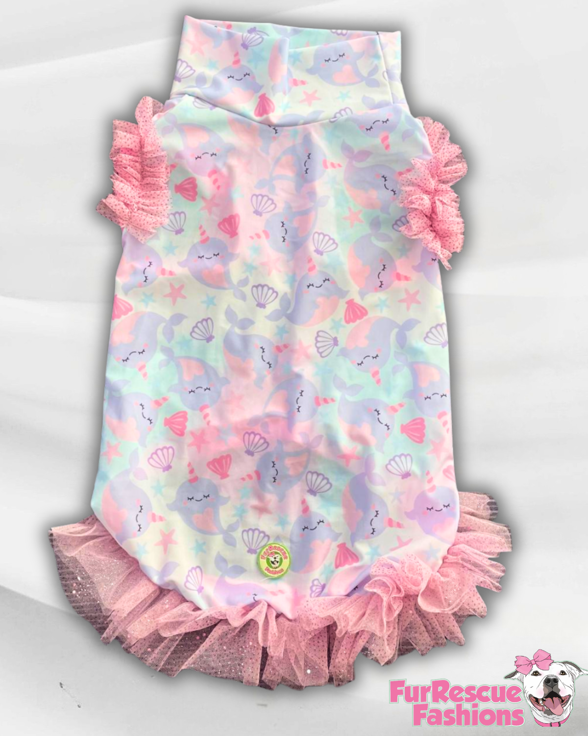 2026 Summer Dog Shirt With Tulle Accent (Available in all patterns)