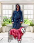 Matching Personalized Lux Spa Robe for Humans