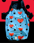 Lady Bug Love -  PAWJama with Black Trim/Sleeves