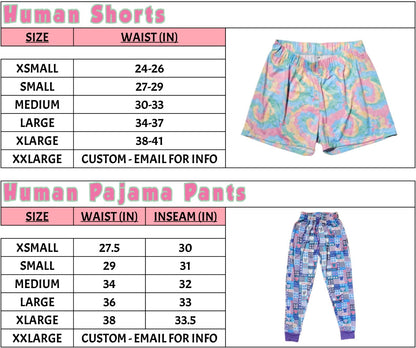 2024 Summer Unisex Human Pants (Available in any pattern)