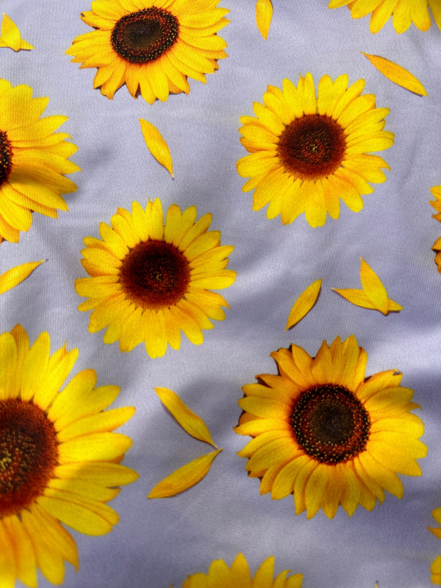 UV50 Sunflower Paradise Sleeveless Shirt With Ruffle