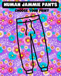 Potty Mouth Unisex Human Pants (Available in any pattern)
