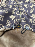Furri Vuitton Water Resistant Jacket with Luxury Fleece Lining (can be made in any pattern)