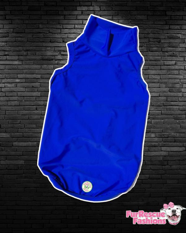 UV50 Solid Royal Blue Sleeveless Shirt