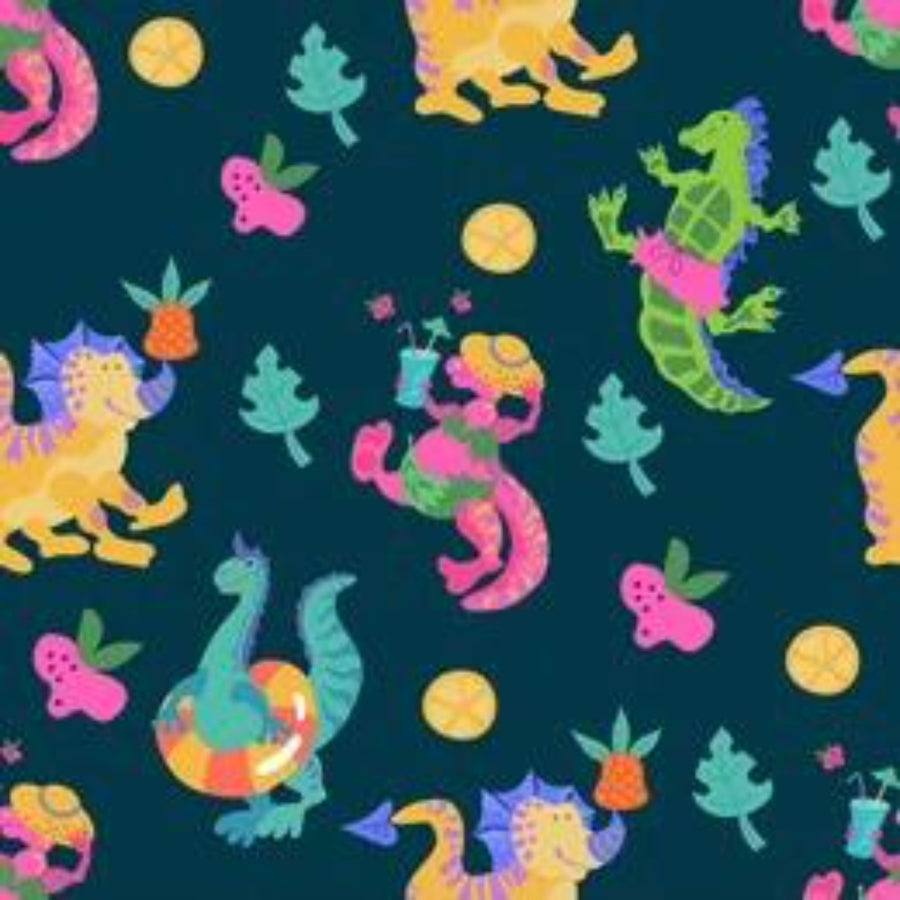 Dog shirts Dog Pajamas dinosaurs pool party floats bright colors