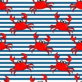 PAWjama - Crawly Crabs - Summer Paw-Shirt (Red Hoodie/V-Neck)