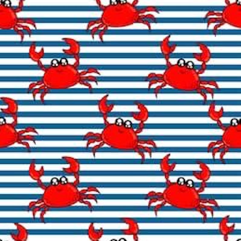PAWjama - Crawly Crabs - Summer Paw-Shirt (Red Hoodie/V-Neck)