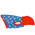 PAWjama - Floating Hippo Love- Classic Fabric Paw-Shirt (Orange Hoodie/V-Neck & Trim)