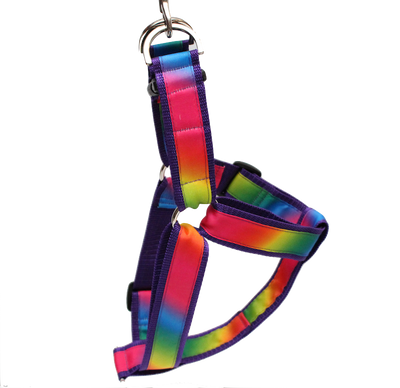 Pride Rainbow Ombré Purple No-pull Harness - 1.5"