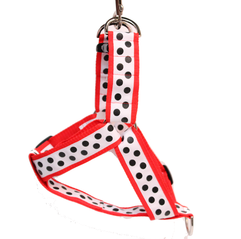 Polka Dots No-pull Harness - 1.5"