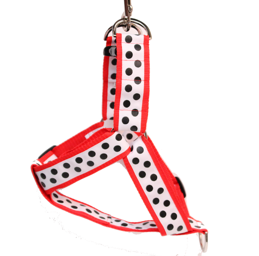 Polka Dots No-pull Harness - 1.5"