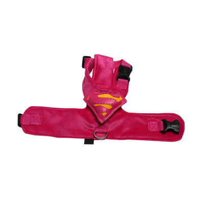 Velvety Dog Harness with Attachment